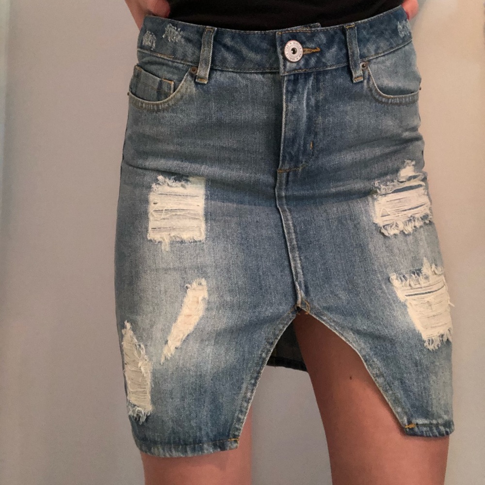 Denim Skirt☺️